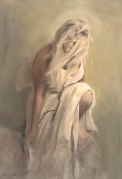 'Clipped Wings Of An Angel', Painting, Oil on Canvas