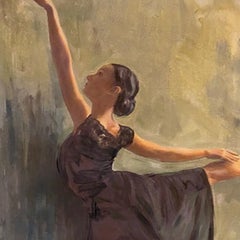 SueÃ±o de bailarina, Pintura, Oleo sobre lienzo
