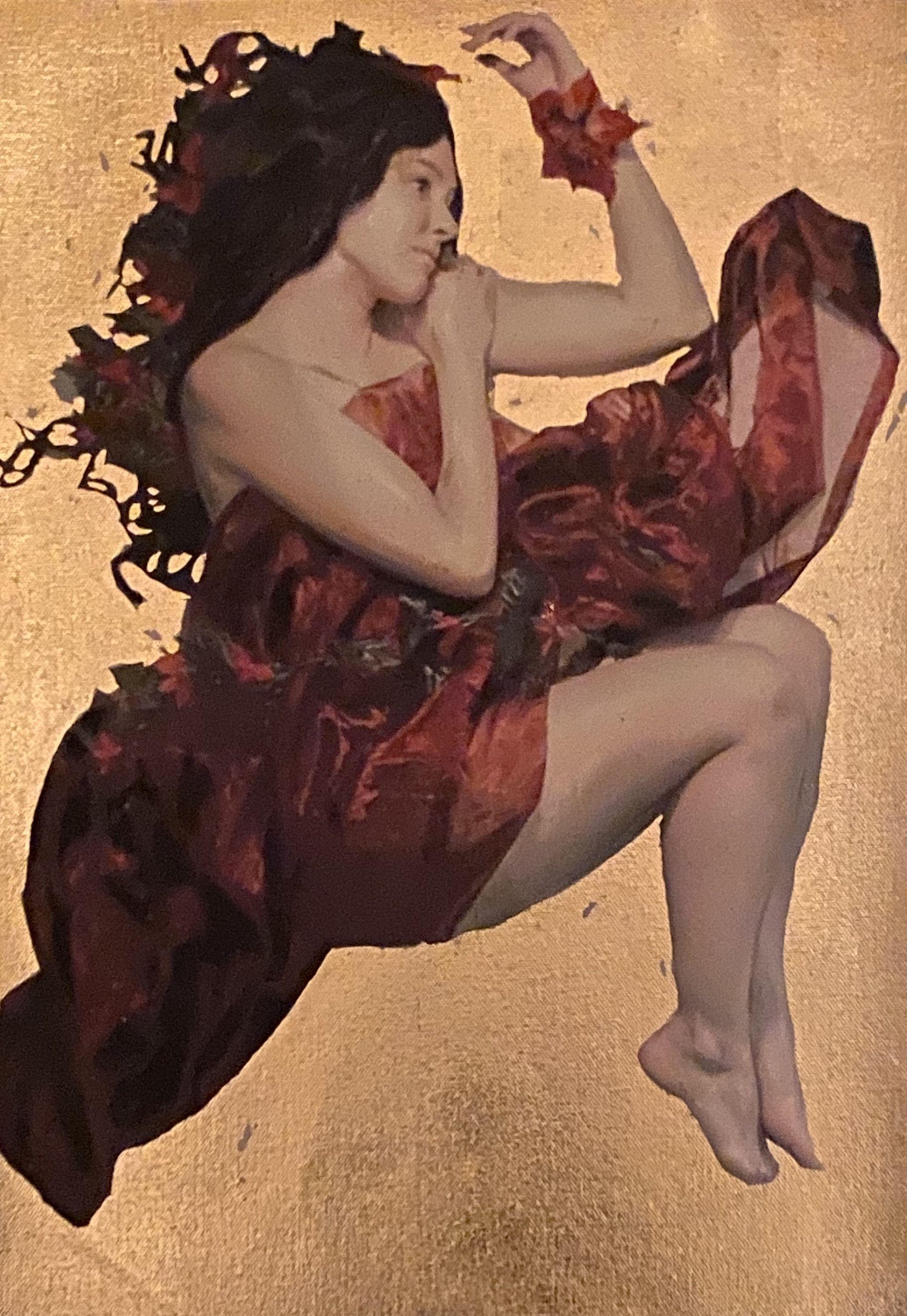 William Oxer F.R.S.A. Figurative Painting - Fortitude, Painting, Acrylic on Canvas