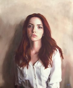 In Her Own World, Painting, Acrylic on Canvas