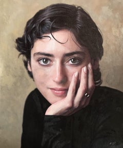 William Oxer F.R.S.A. - Intelligence, Painting, Oil on Canvas Intelligence, Painting, Oil on Canvas