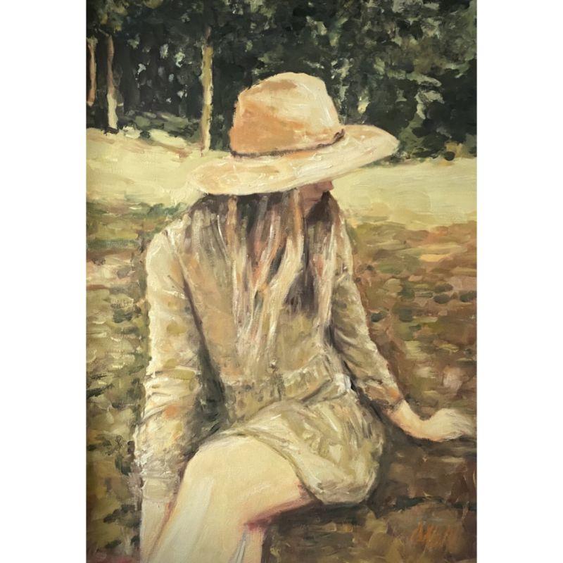 'Giorni laconici', Pittura, Olio su tela - Painting di William Oxer F.R.S.A.