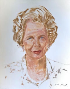 Mrs Thatcher, Gemälde, Öl auf Leinwand