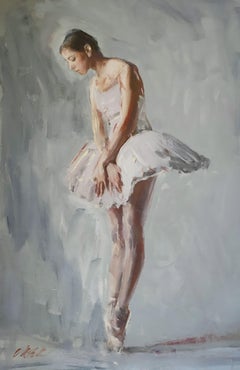 'In bilico', Pittura, Olio su tela