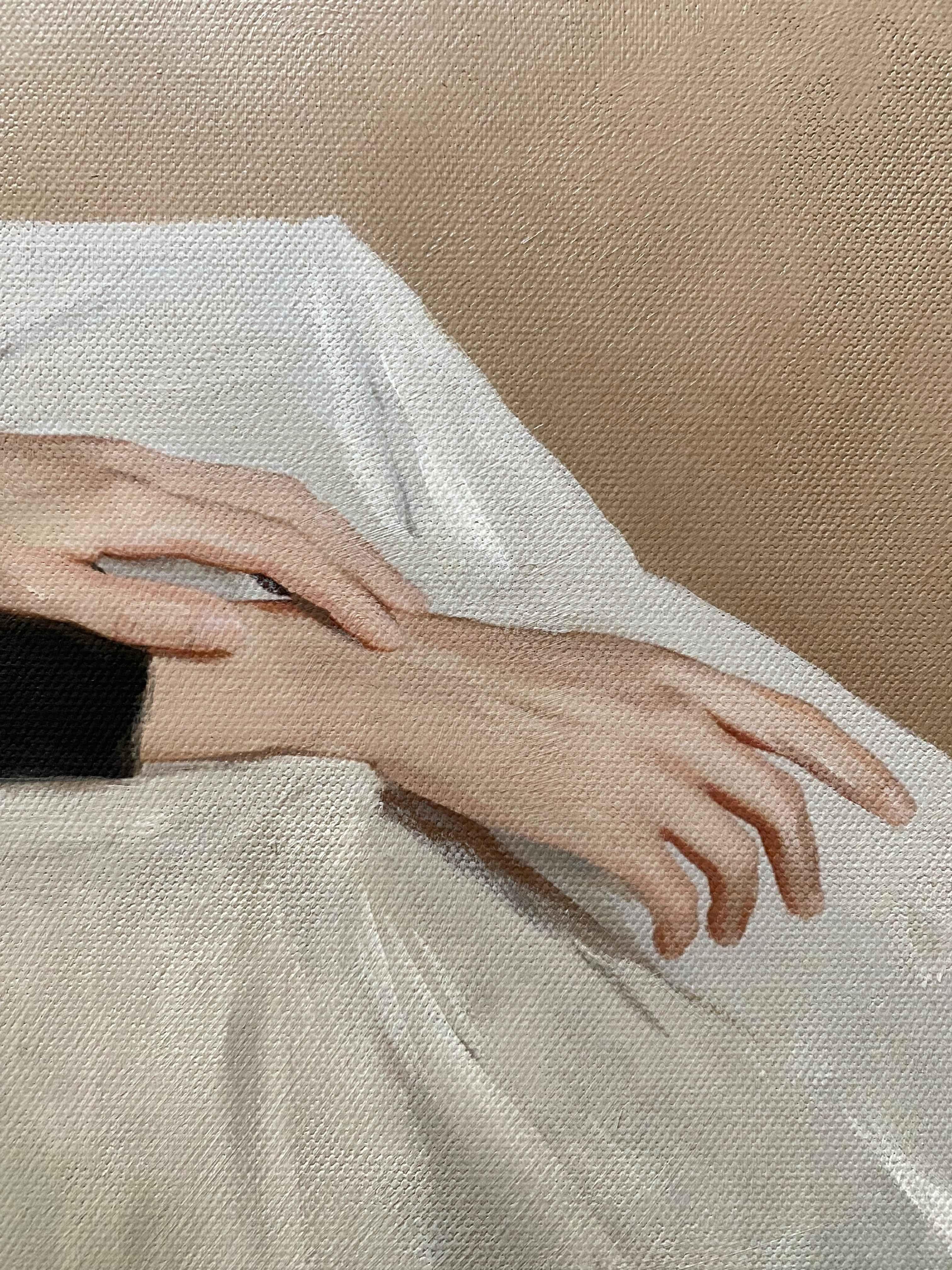 'Raggiungere', Pittura, Olio su tela - Painting Altro stile artistico di William Oxer F.R.S.A.