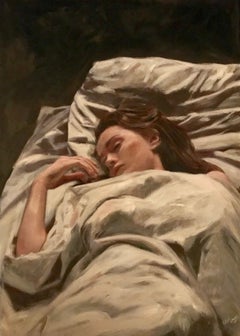 Sleeping Beauty, Gemälde, Acryl auf Leinwand