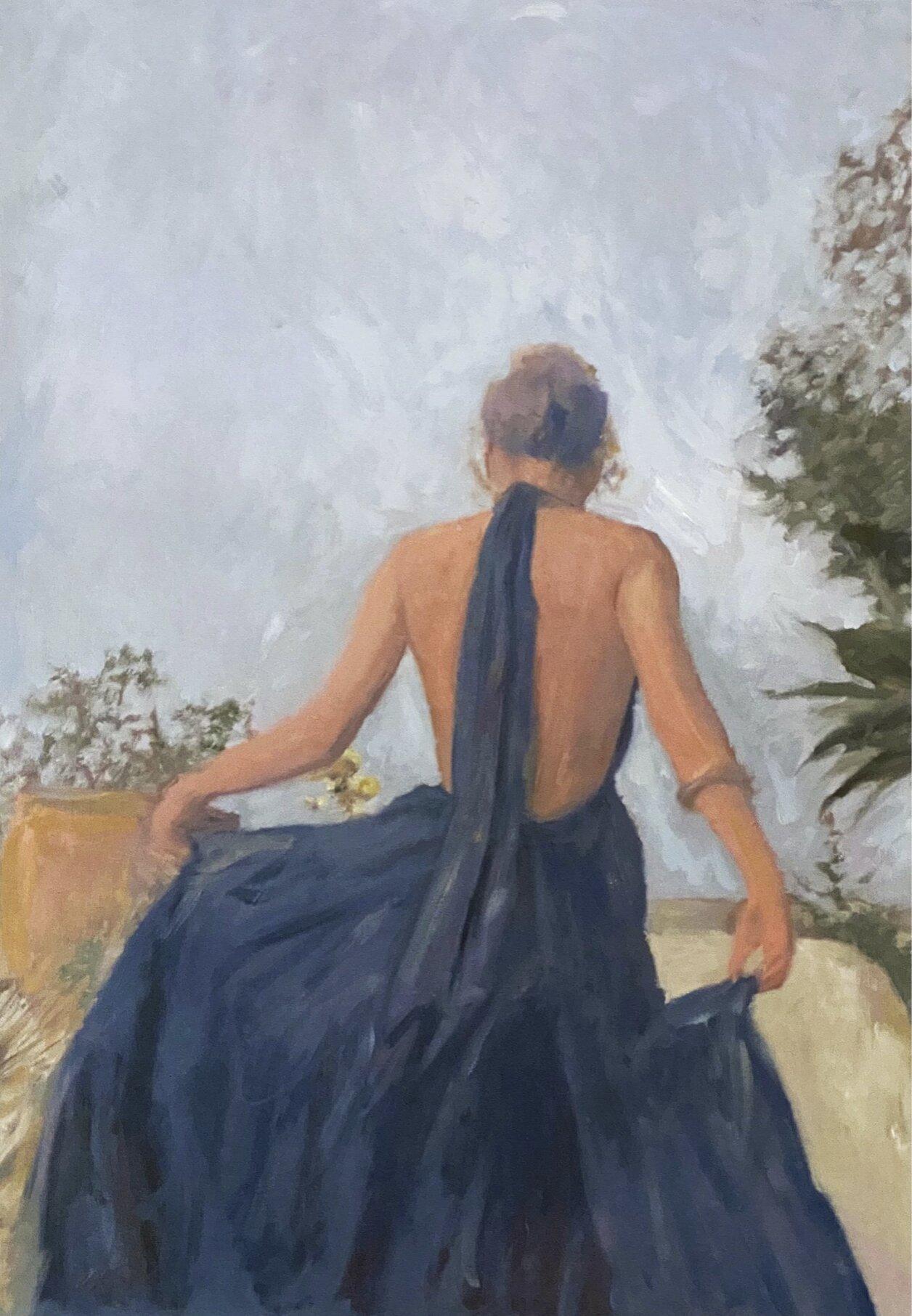 Il culmine dell'estate, Pittura, Olio su tela - Painting di William Oxer F.R.S.A.
