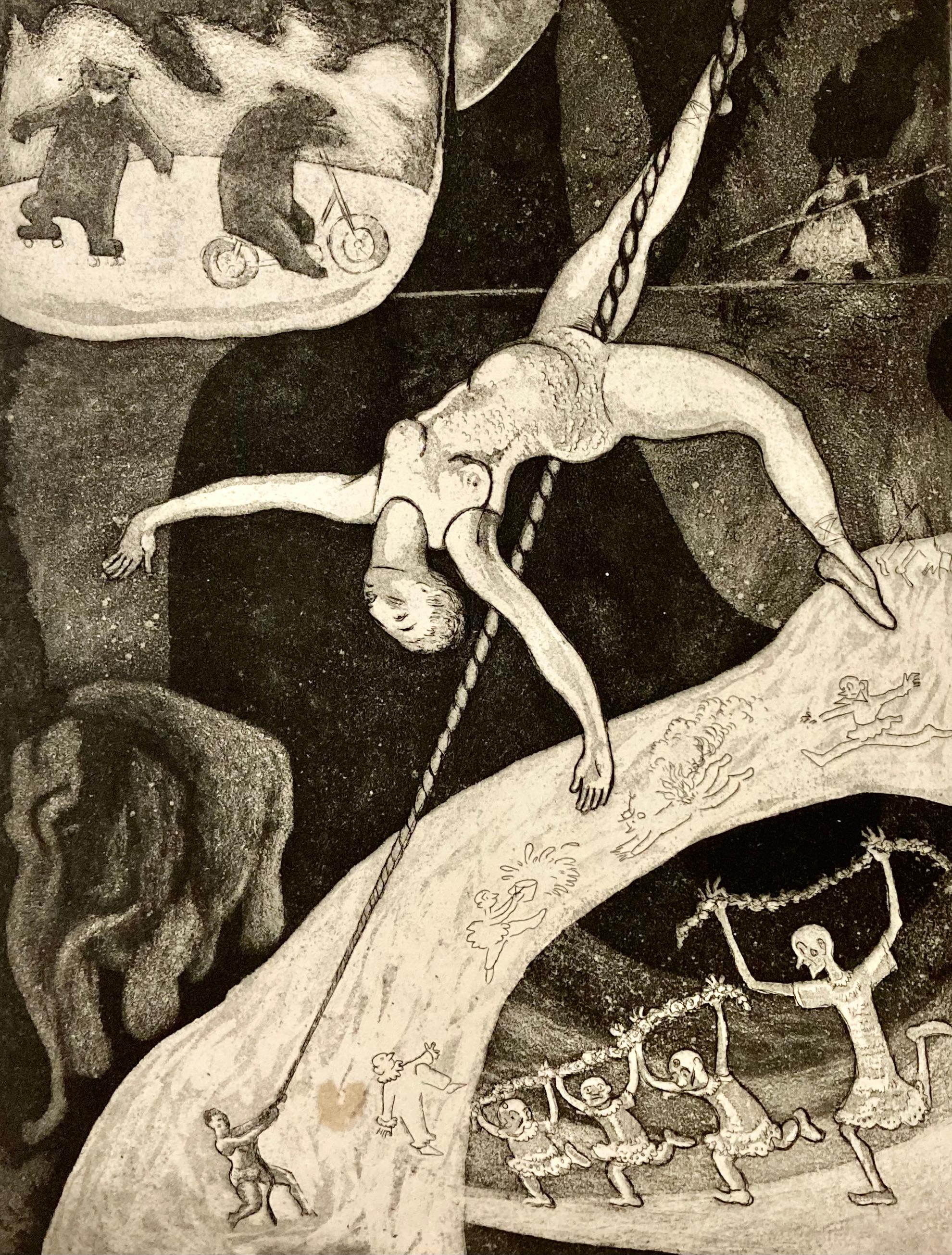 William Williams, cirque - Modernisme américain Print par William P. Hicks