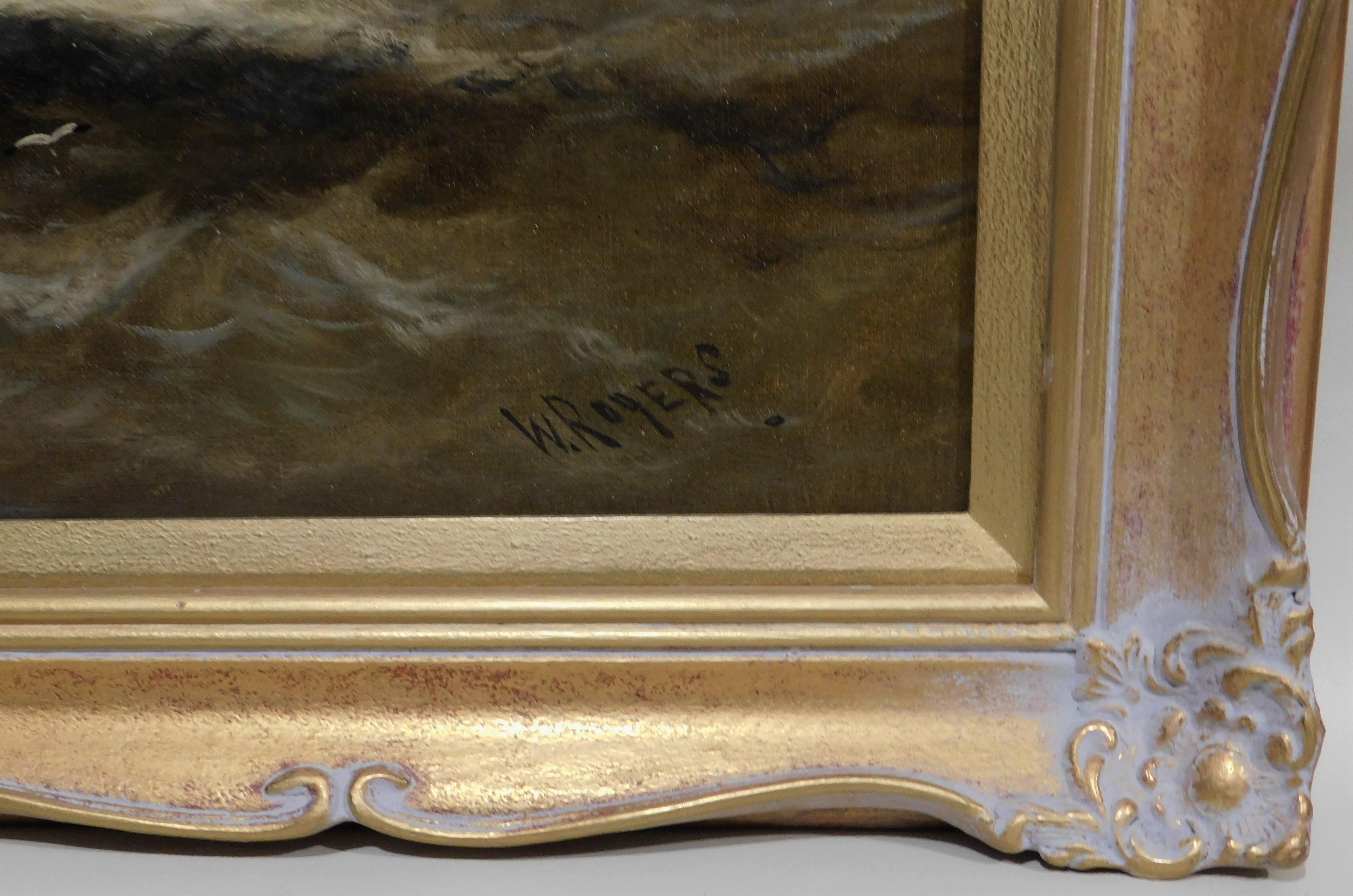William P. Rogers, Öl auf Leinwand, Gemälde (Irisch) im Angebot