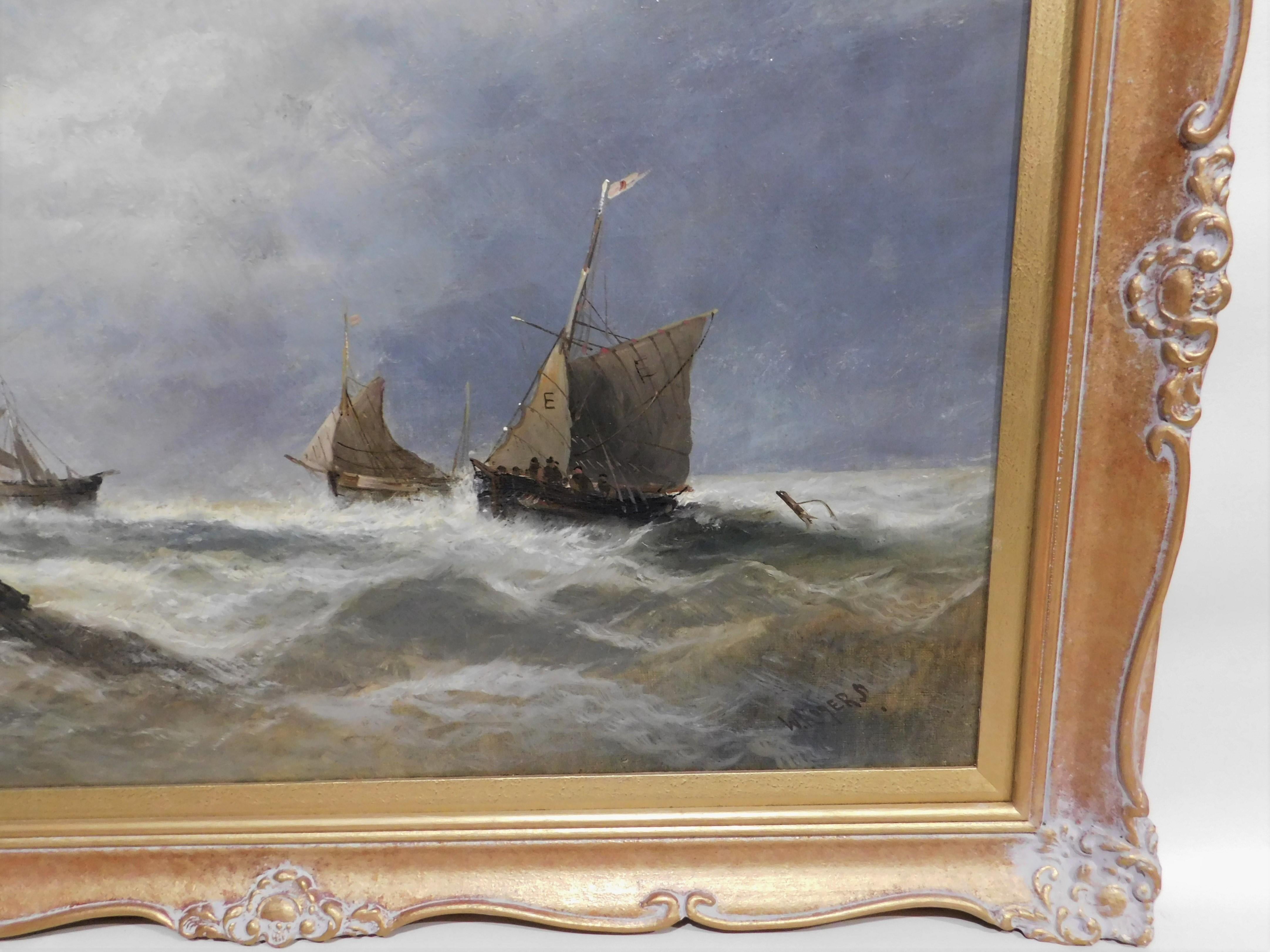 William P. Rogers Pintura al óleo sobre lienzo siglo XIX en venta