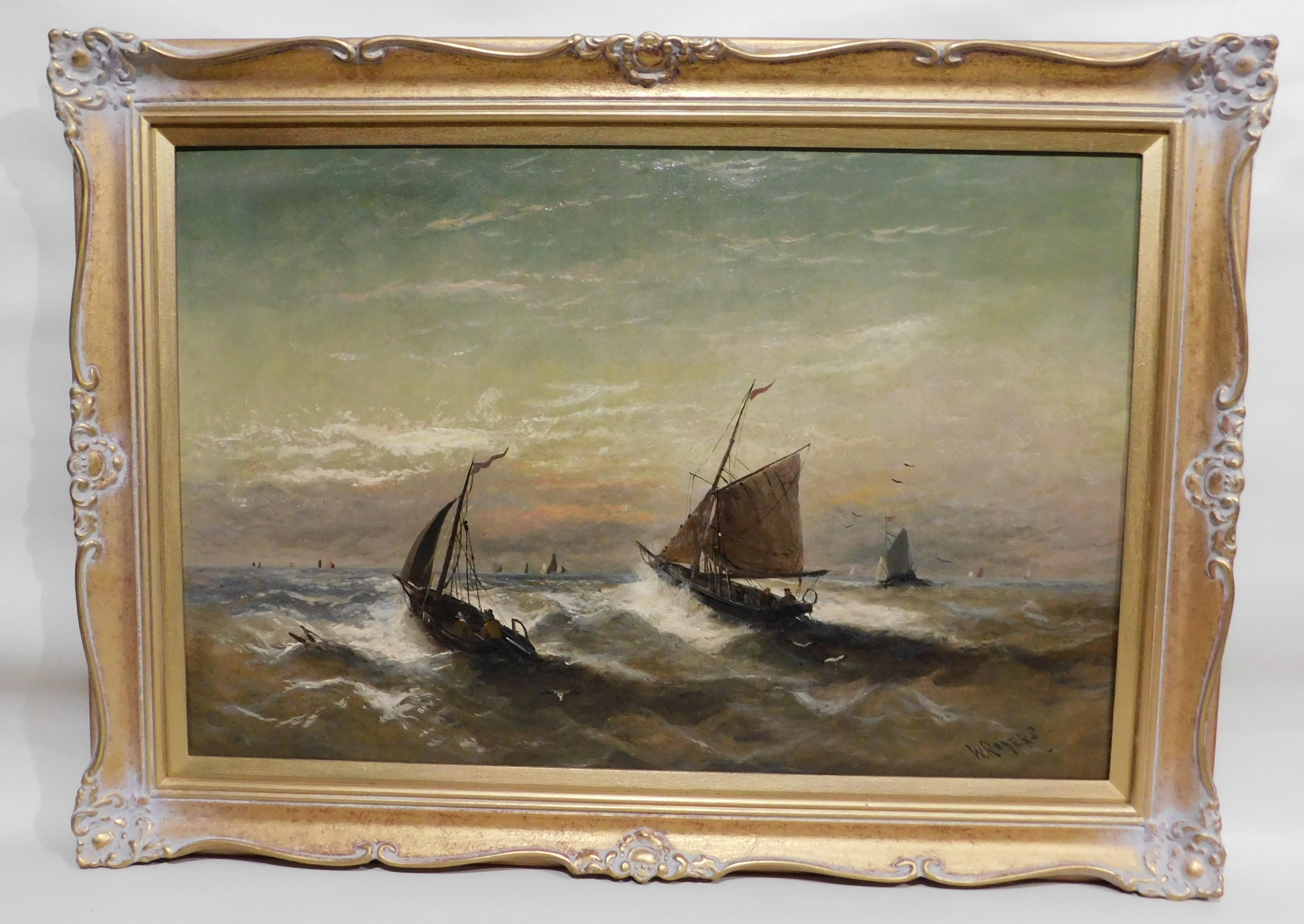 William P. Rogers Oil on Canvas Painting For Sale 2