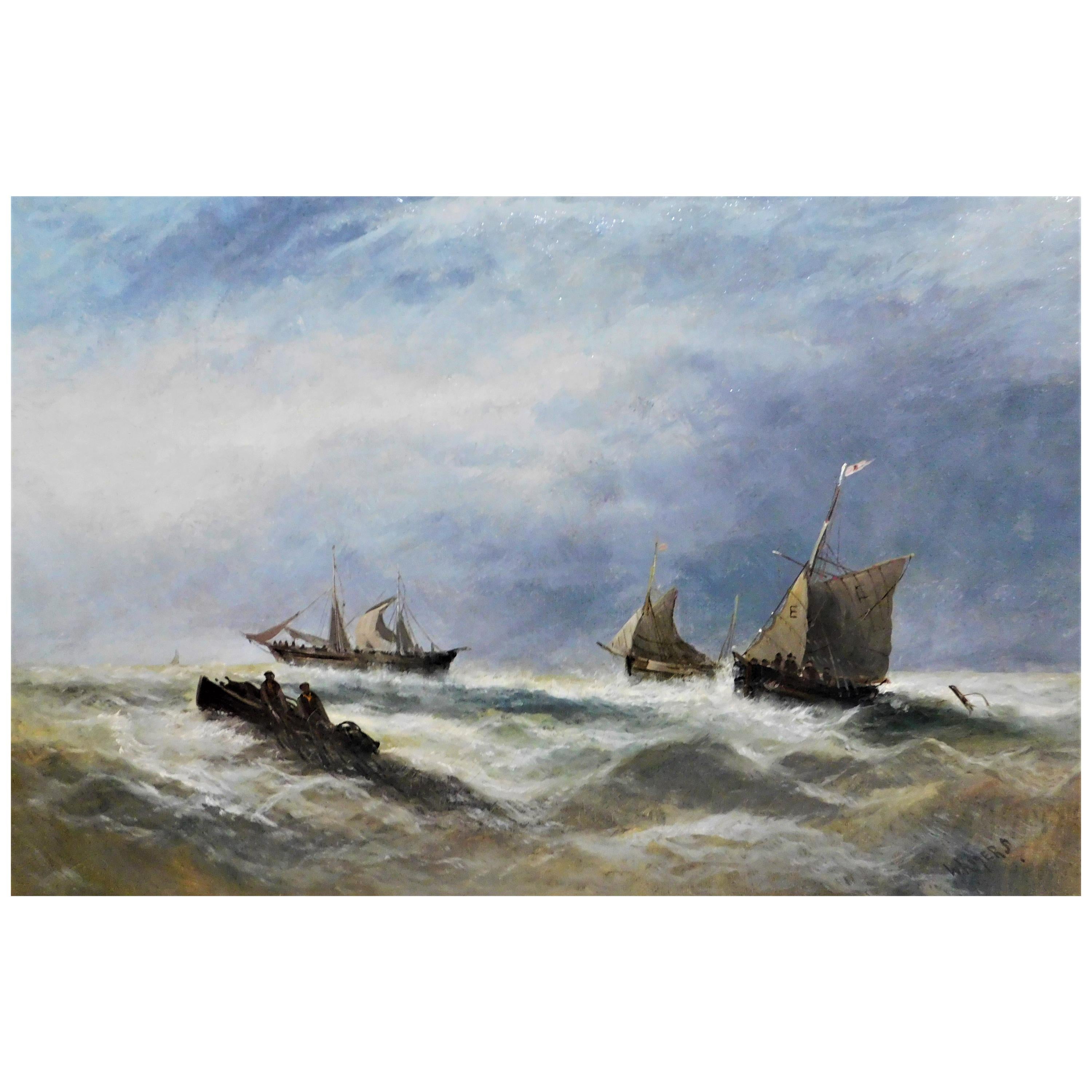 William P. Rogers Oil on Canvas Painting For Sale