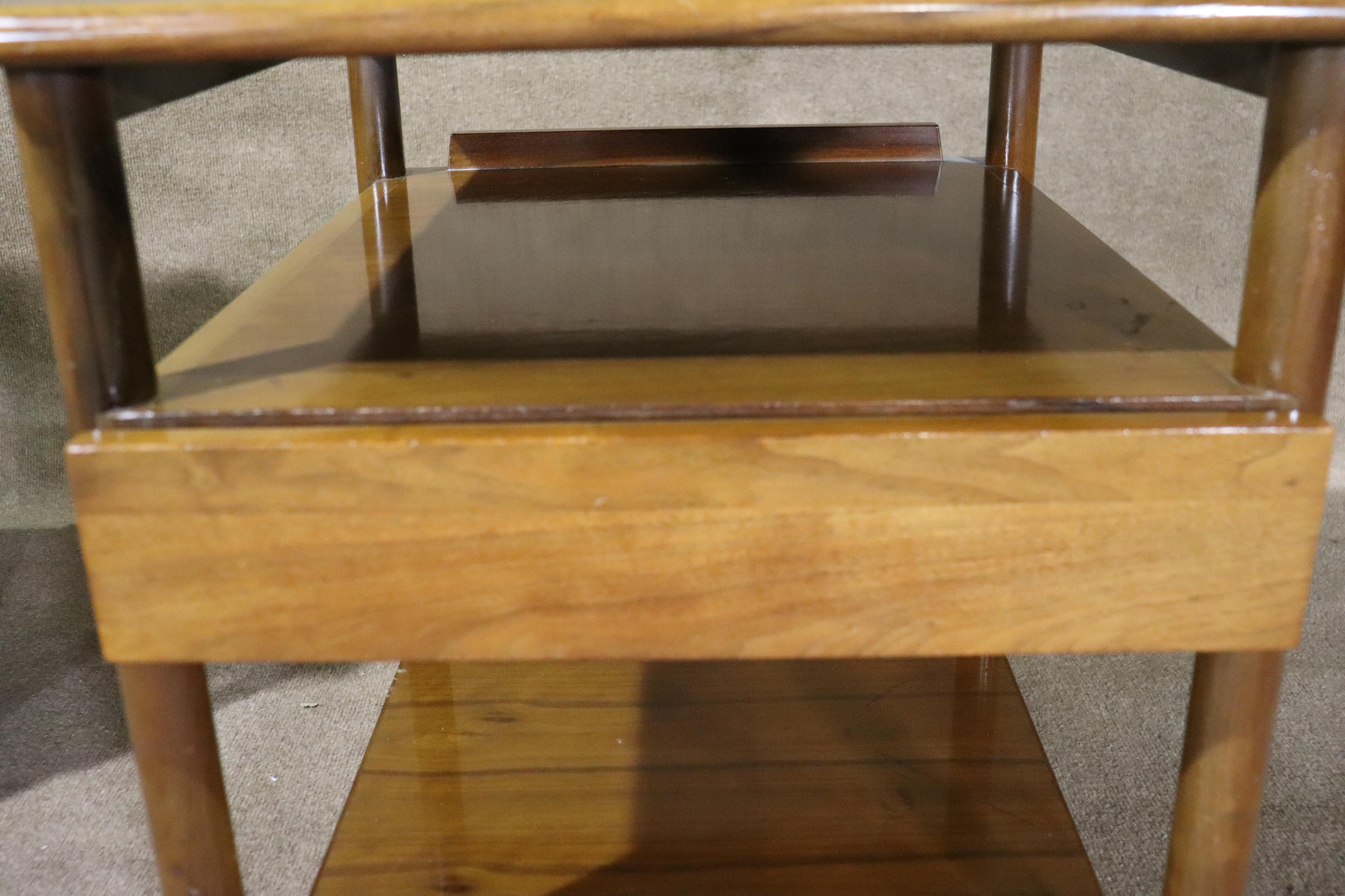 Walnut William Pahlmann Designed Side Tables For Sale