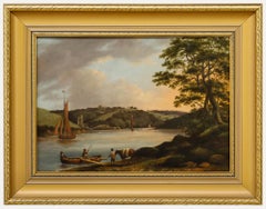 Attrib. William Payne (1760-830) -  Oil, Tregothnan House From Tolvern Passage