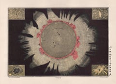 The Sun. Antique Astronomy print
