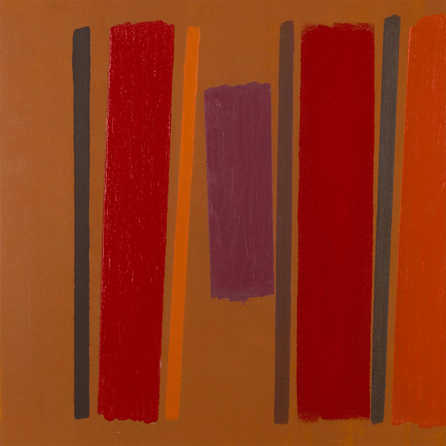 Autumn - Brown Abstract Print by William Perehudoff