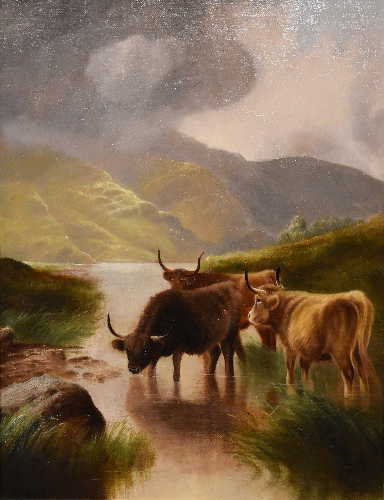 Pittura a olio di William Perring Hollyer  