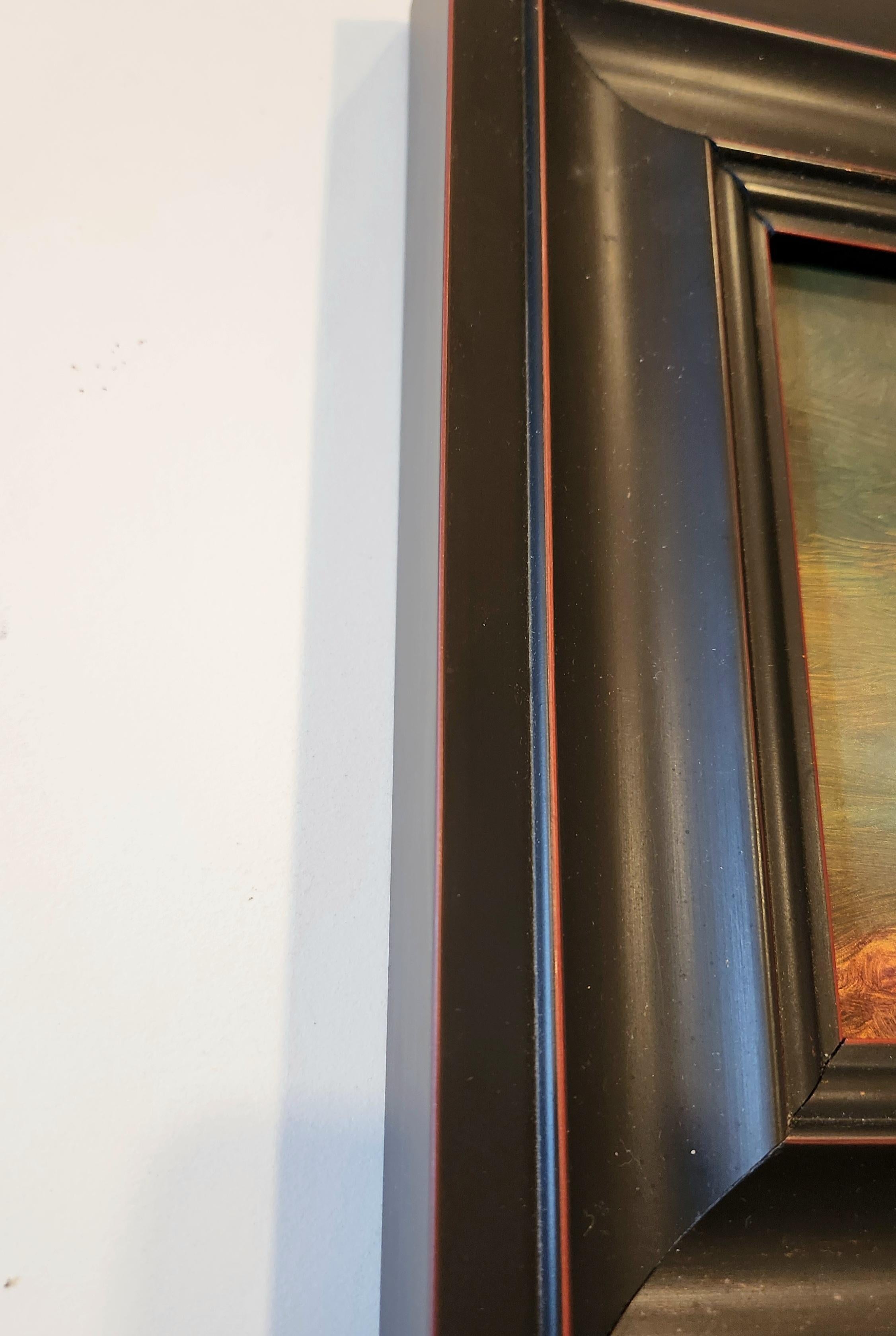 Peinture à l'huile sur toile - Tempête d'Inness - Impressionnisme américain Painting par William Pettit
