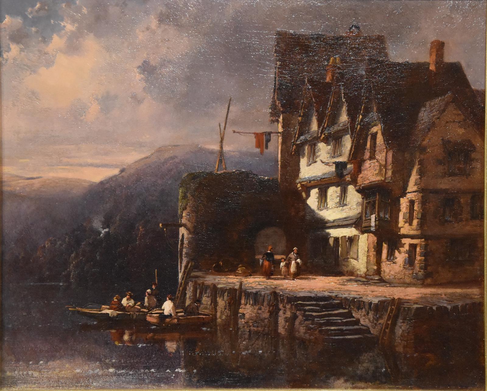 Pittura ad olio di William Pitts 