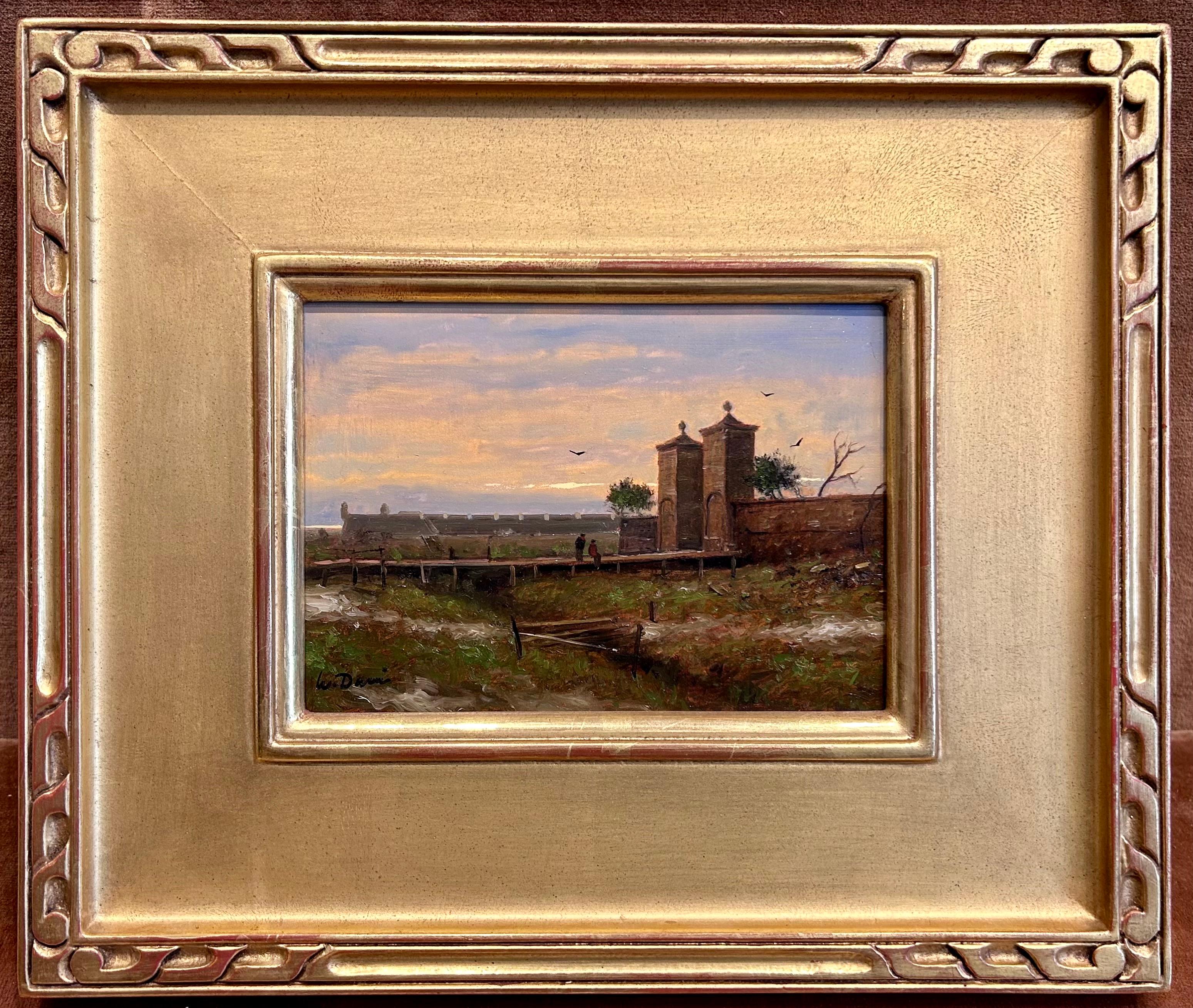 Porte di Sant'Agostino in Florida - Painting di William R. Davis