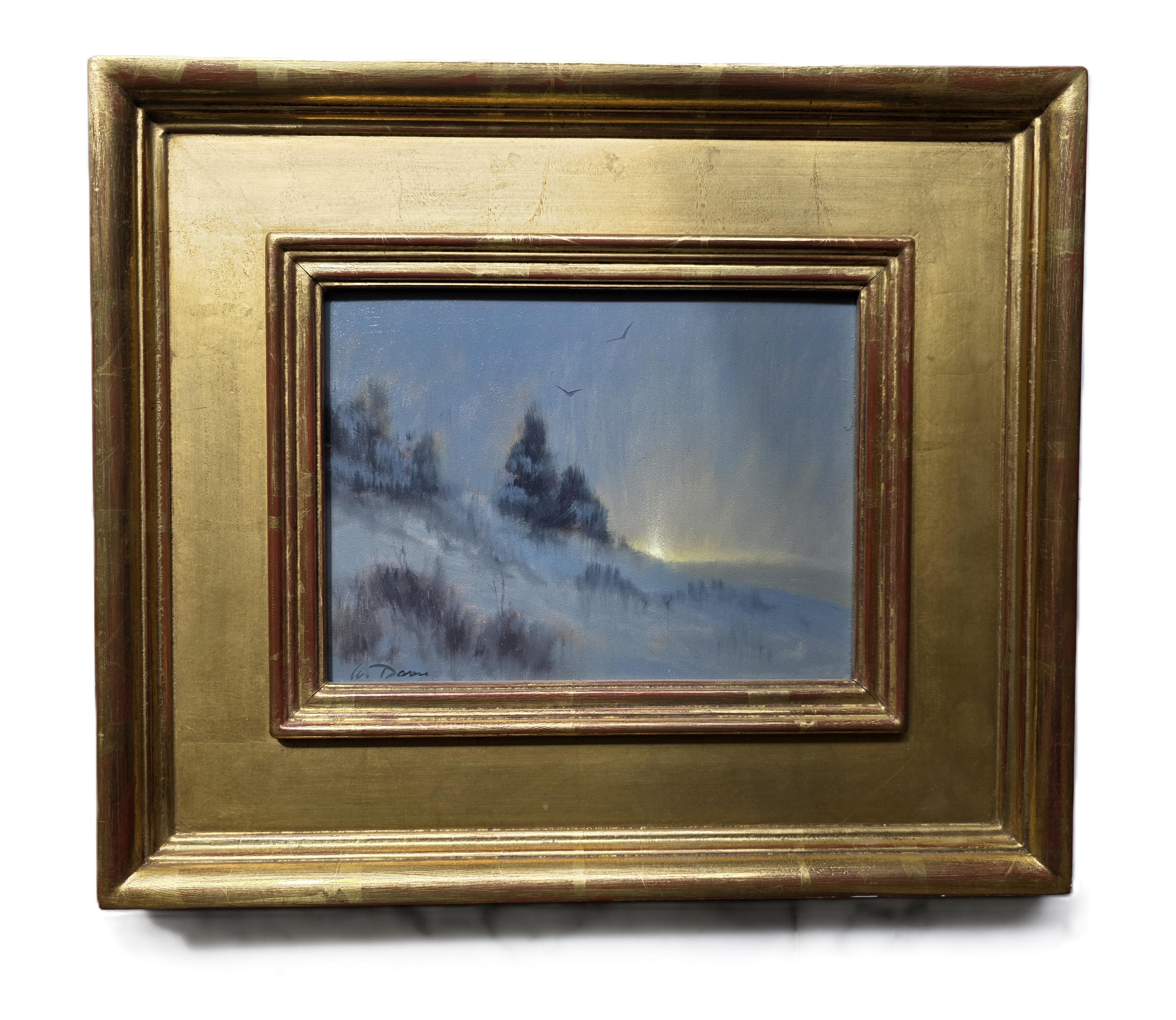 William R. Davis Landscape Painting - Winter Sketch