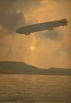 Cape Cod Marine Artist William R. Davis "Zeppelin"