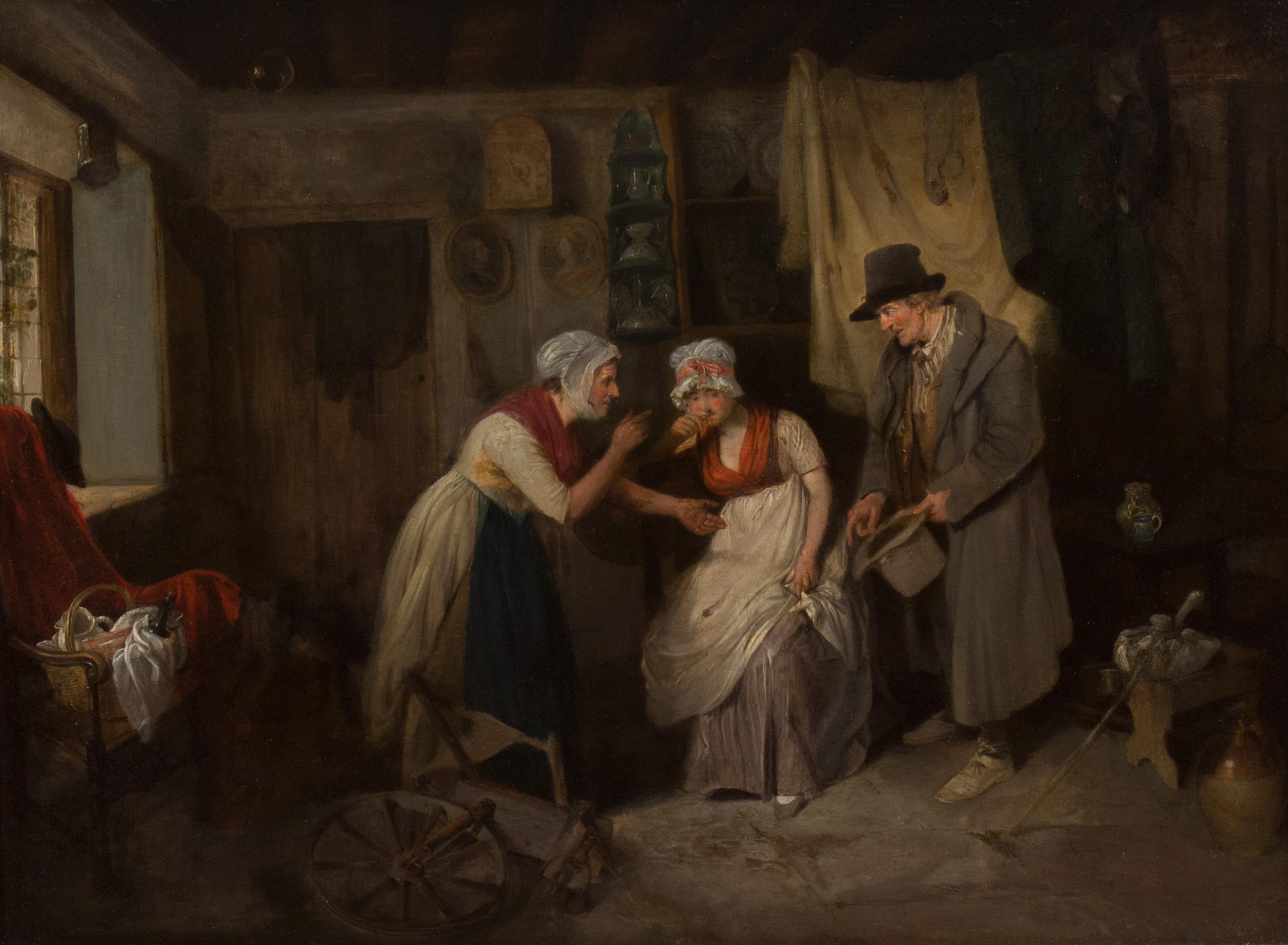 The Reprimand, a charming English genre scene