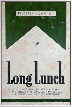 „Green Churchill“, zeitgenössischer Kunstdruck