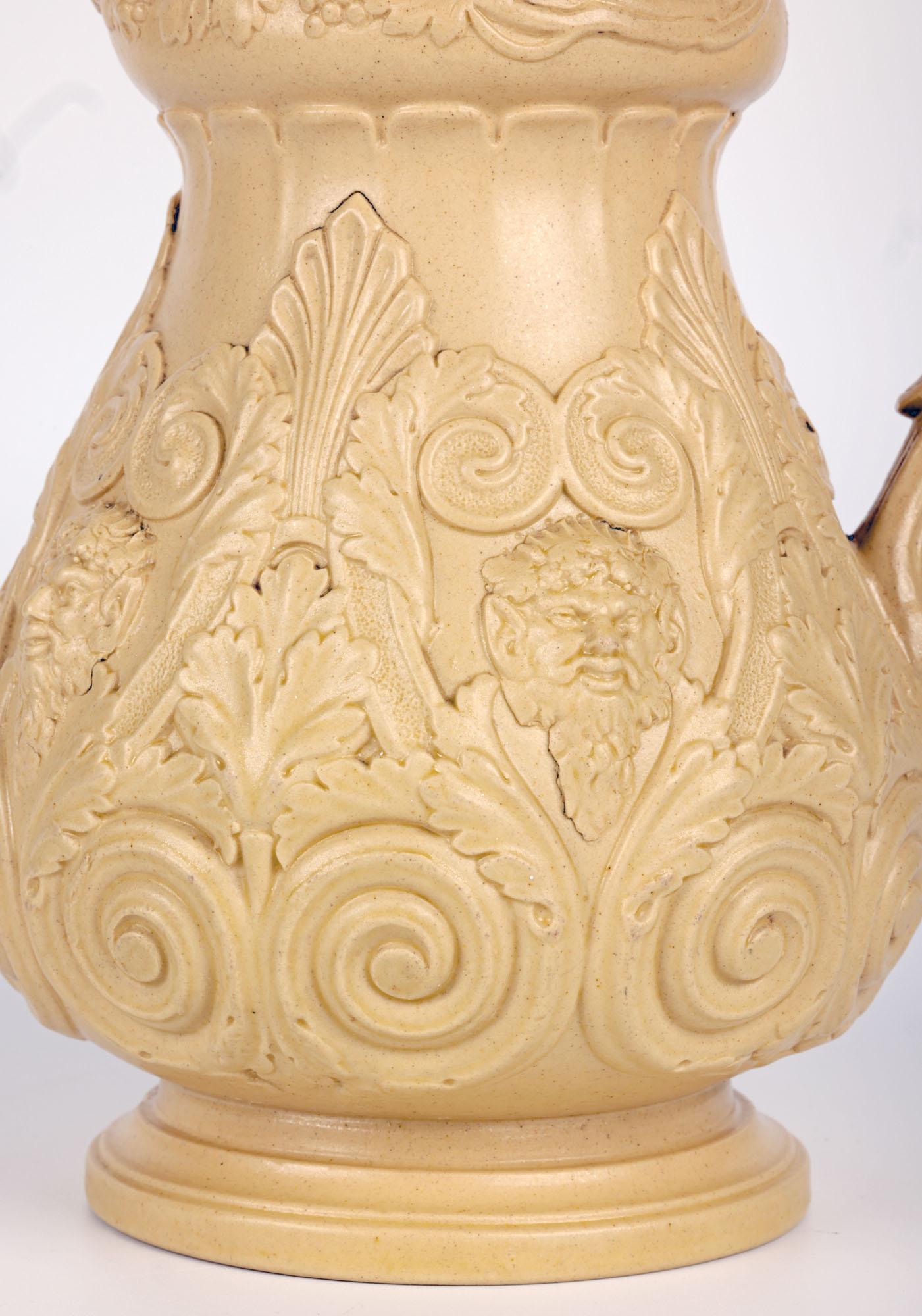 William Ridgway Antike Drabware Bacchus & Pan-Krug aus Drabware (Englisch) im Angebot