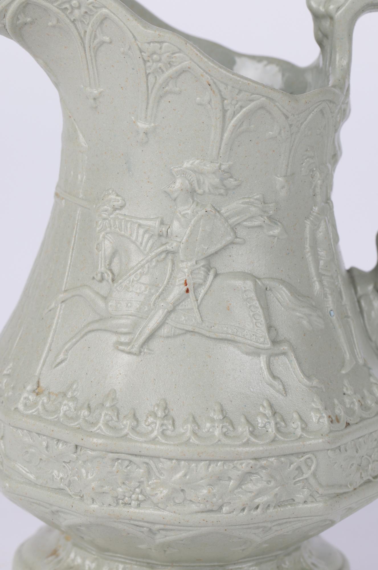 Victorien Pichet pour chevaliers jouteurs William Ridgway vert antique en drabware en vente