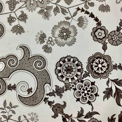 William Ridgway, piatto da portata in Staffordshire inglese, motivo Flosculous