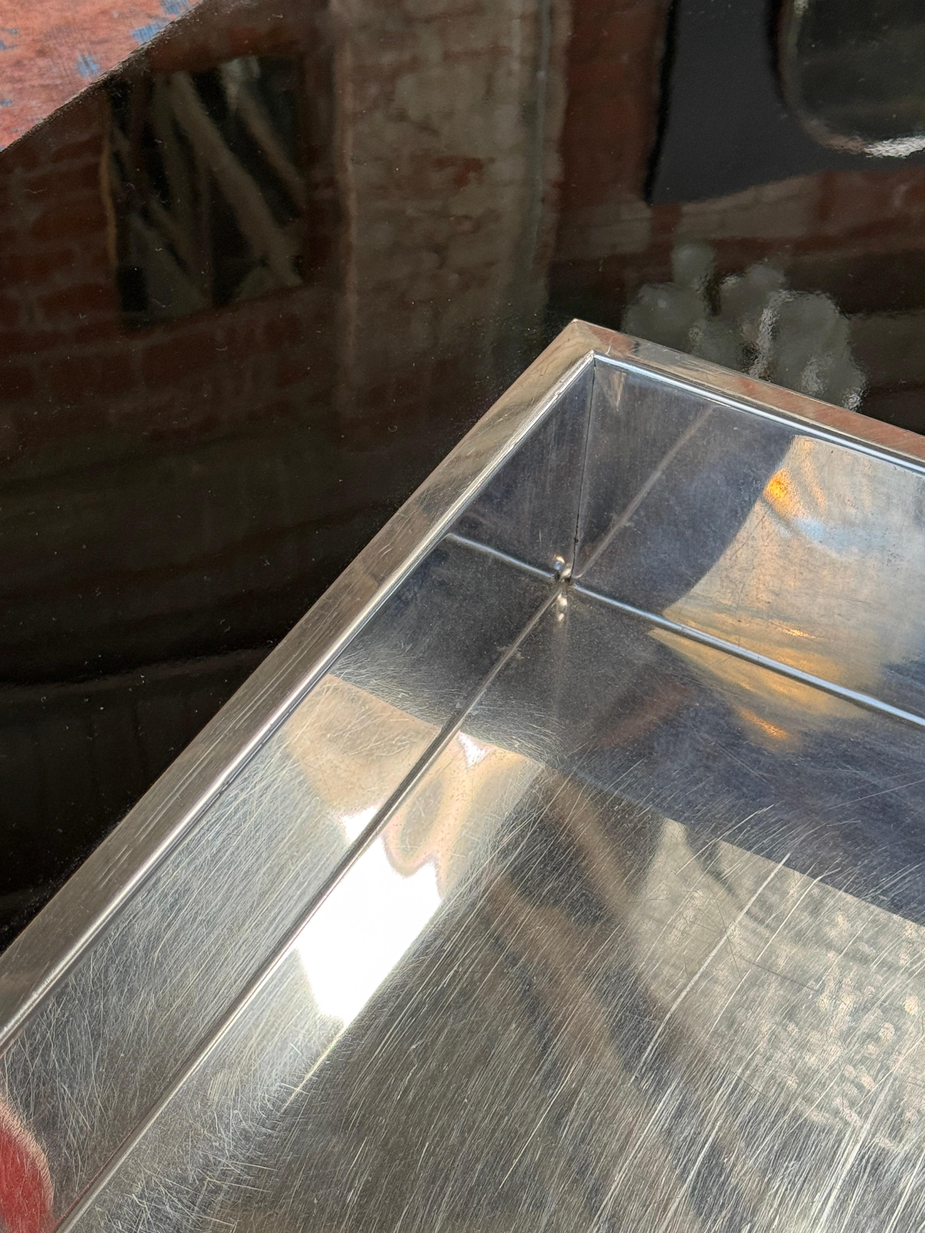 William Rizzo Black Lacquer Coffee and Cocktail Table, 1970s For Sale 3