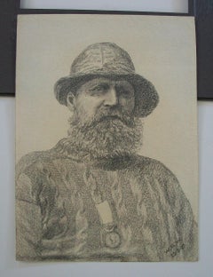 WILLIAM ROBERT WEYER - 'A Son of Old England' - Fine Pencil Portrait - UK - 1907