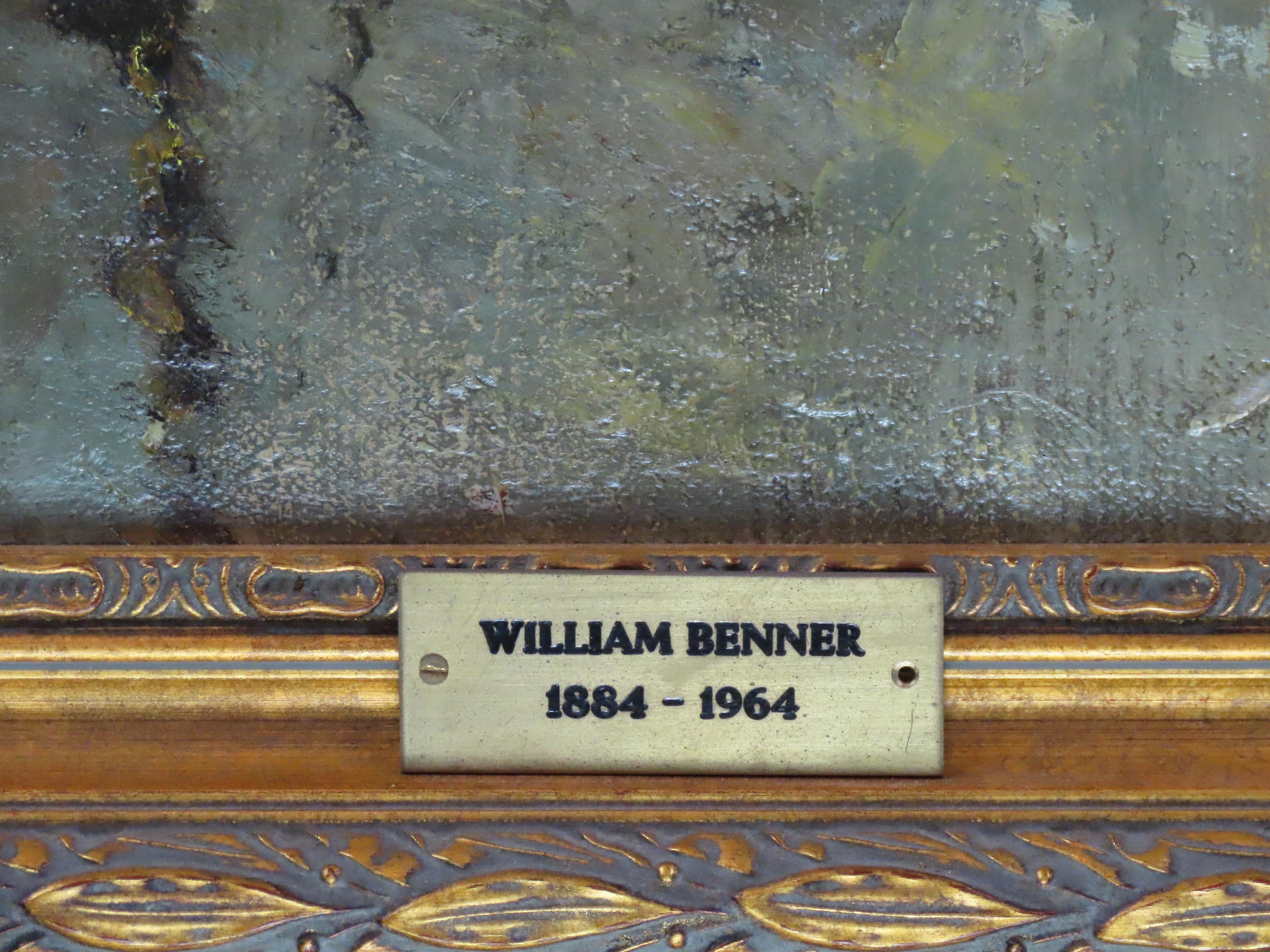 Original Ölgemälde auf Leinwand, William Roger Benner, „The Vaag and Geldersche Kade“, Öl im Angebot 5