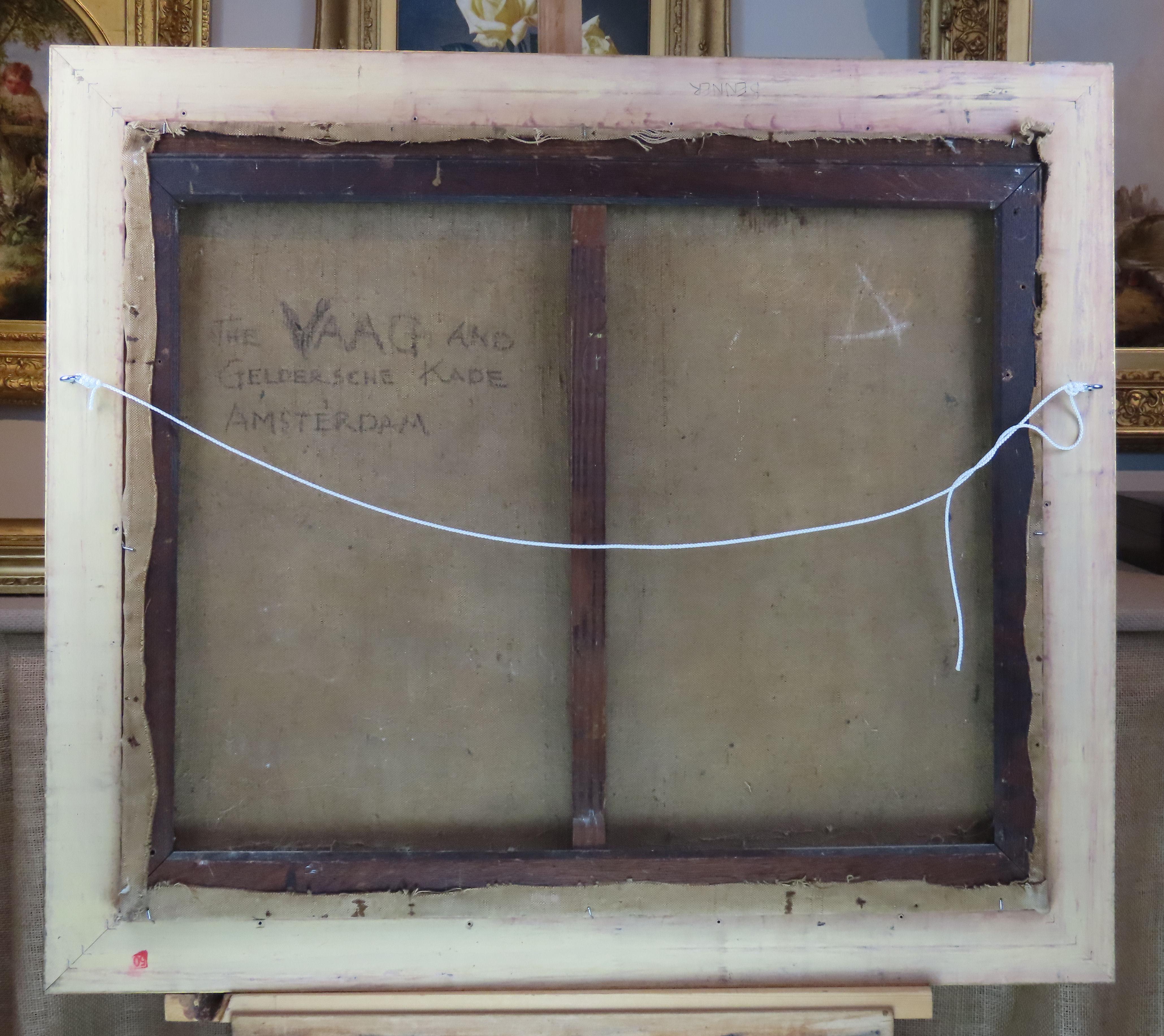 Original Ölgemälde auf Leinwand, William Roger Benner, „The Vaag and Geldersche Kade“, Öl im Angebot 7