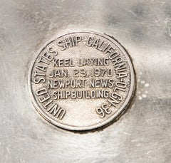William Rogers Silverplate with Shipbuilding Medallion Plaque