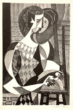 Vintage William Rose, (Cubist Figure)