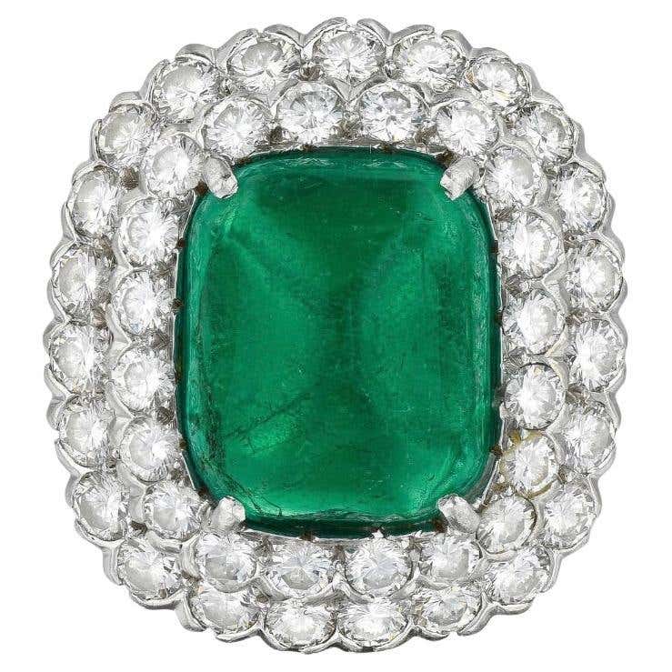 David Webb Coral Bastille Ring at 1stDibs