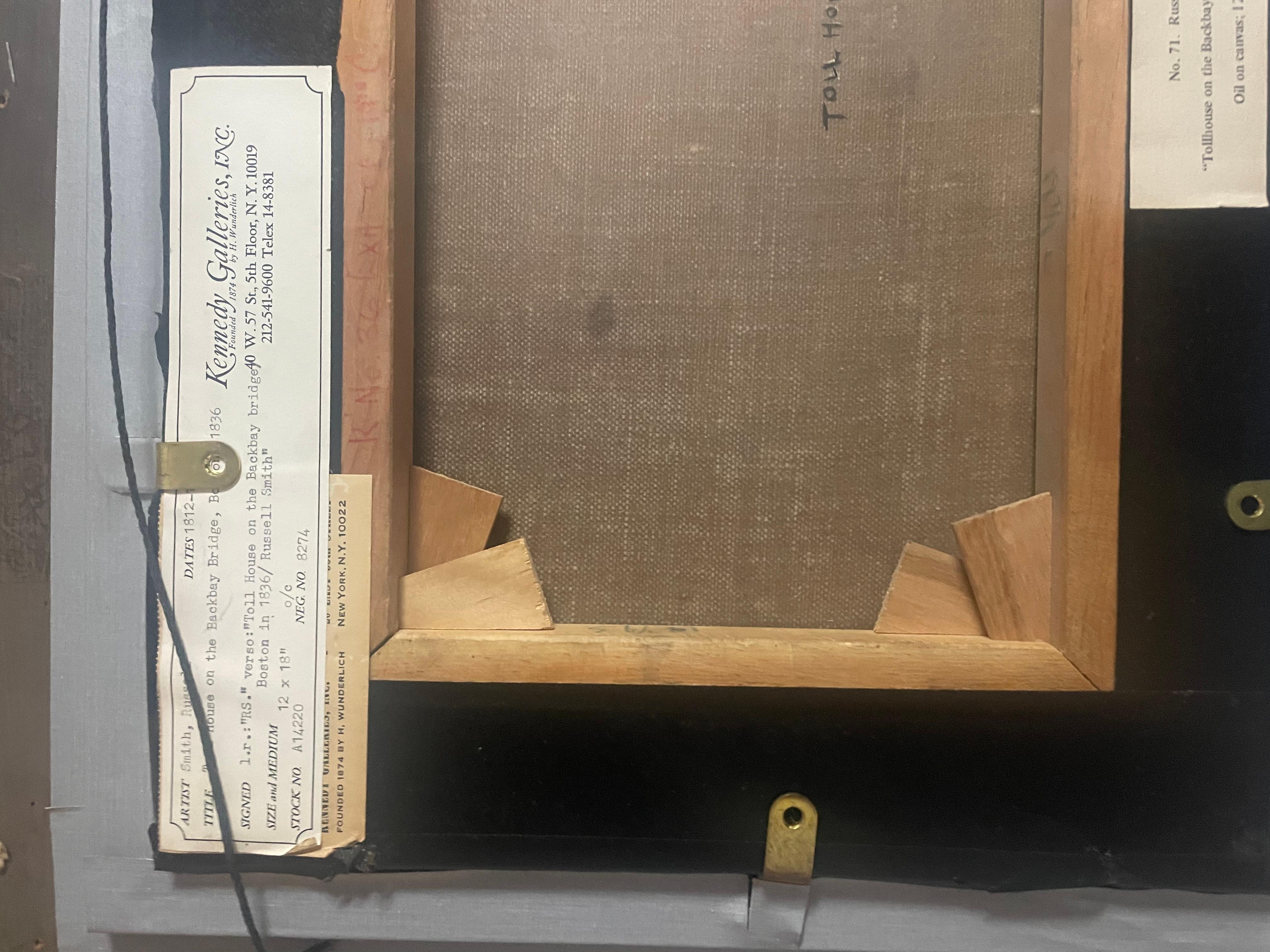 Poste de péage sur le pont de Back Bay, Boston, 1836 en vente 2