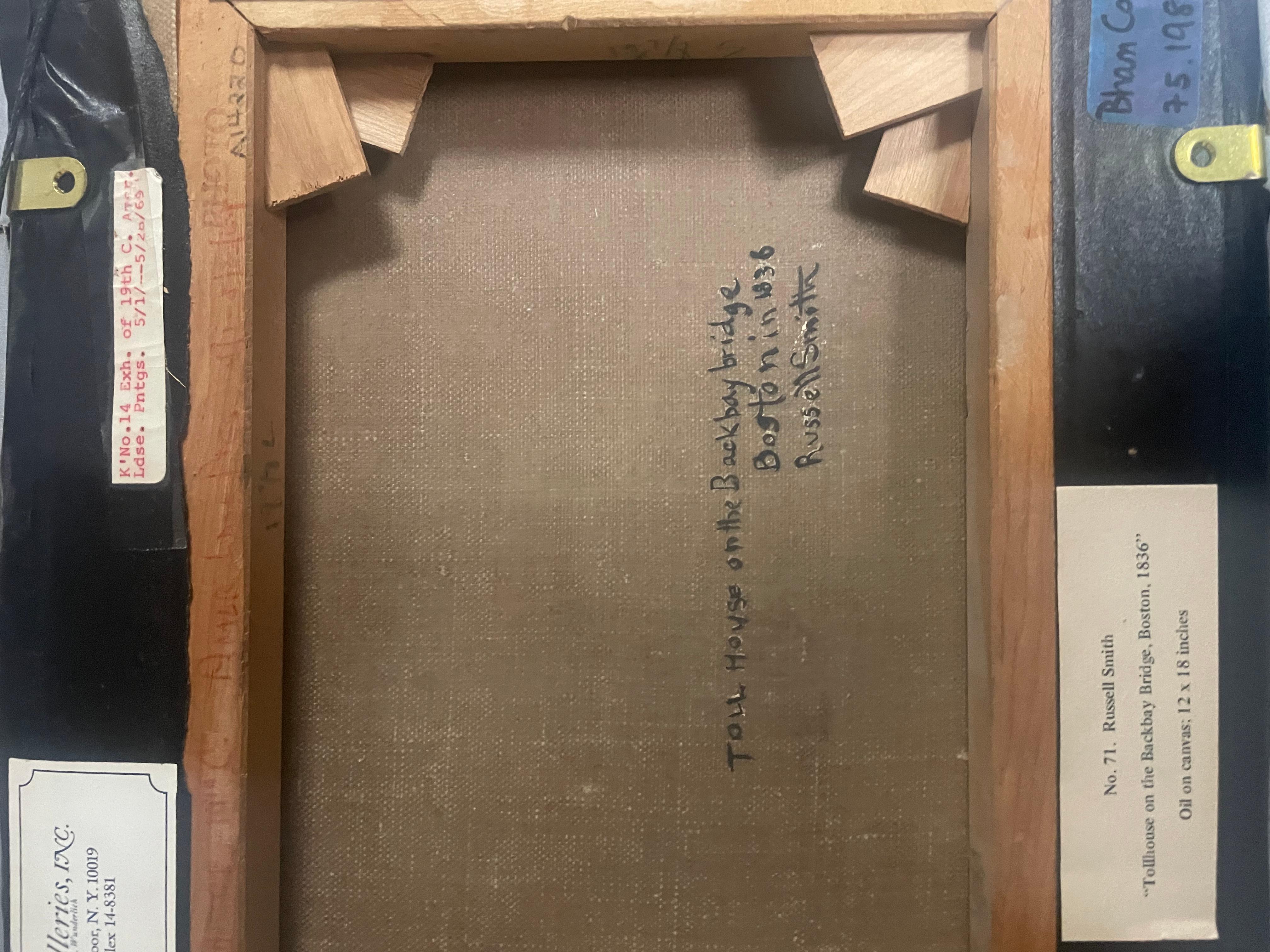 Poste de péage sur le pont de Back Bay, Boston, 1836 en vente 4