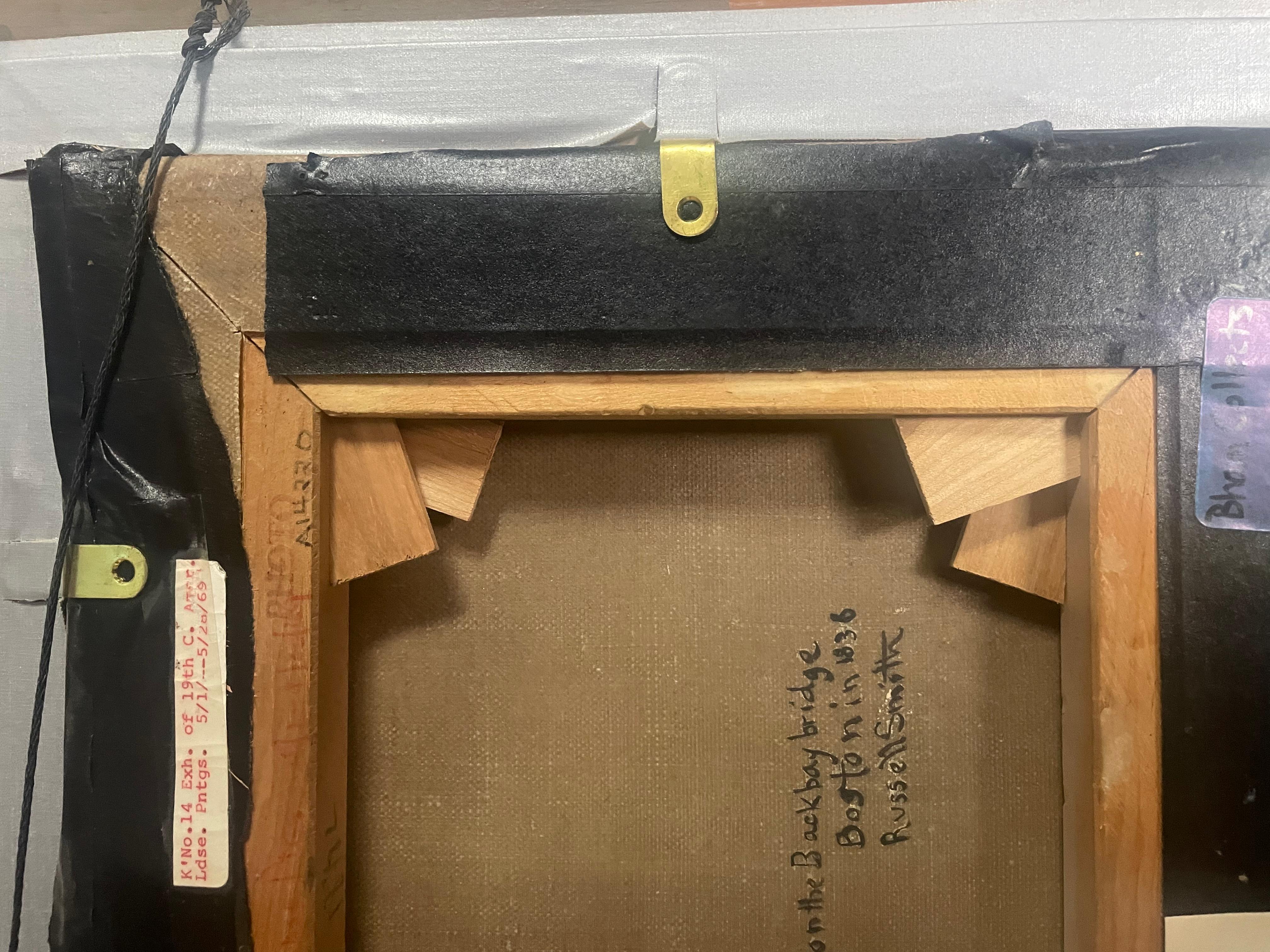 Poste de péage sur le pont de Back Bay, Boston, 1836 en vente 6