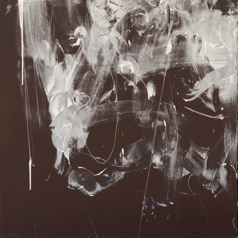 'American Action Abstract', Large Beat Generation Diptych, Naked Lunch, Ginsberg For Sale 1