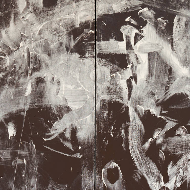 'Large American Action Abstract', Beat Generation, Diptych, Naked Lunch For Sale 3