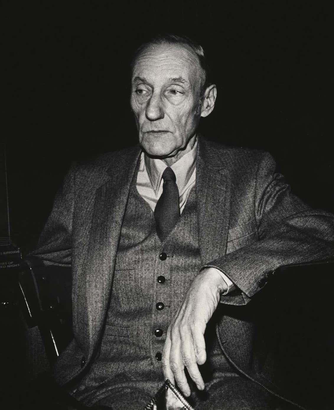 Seltene Vintage William S. Burroughs Dunkelkammerfotografie ( William Burroughs 1982)  im Angebot 2