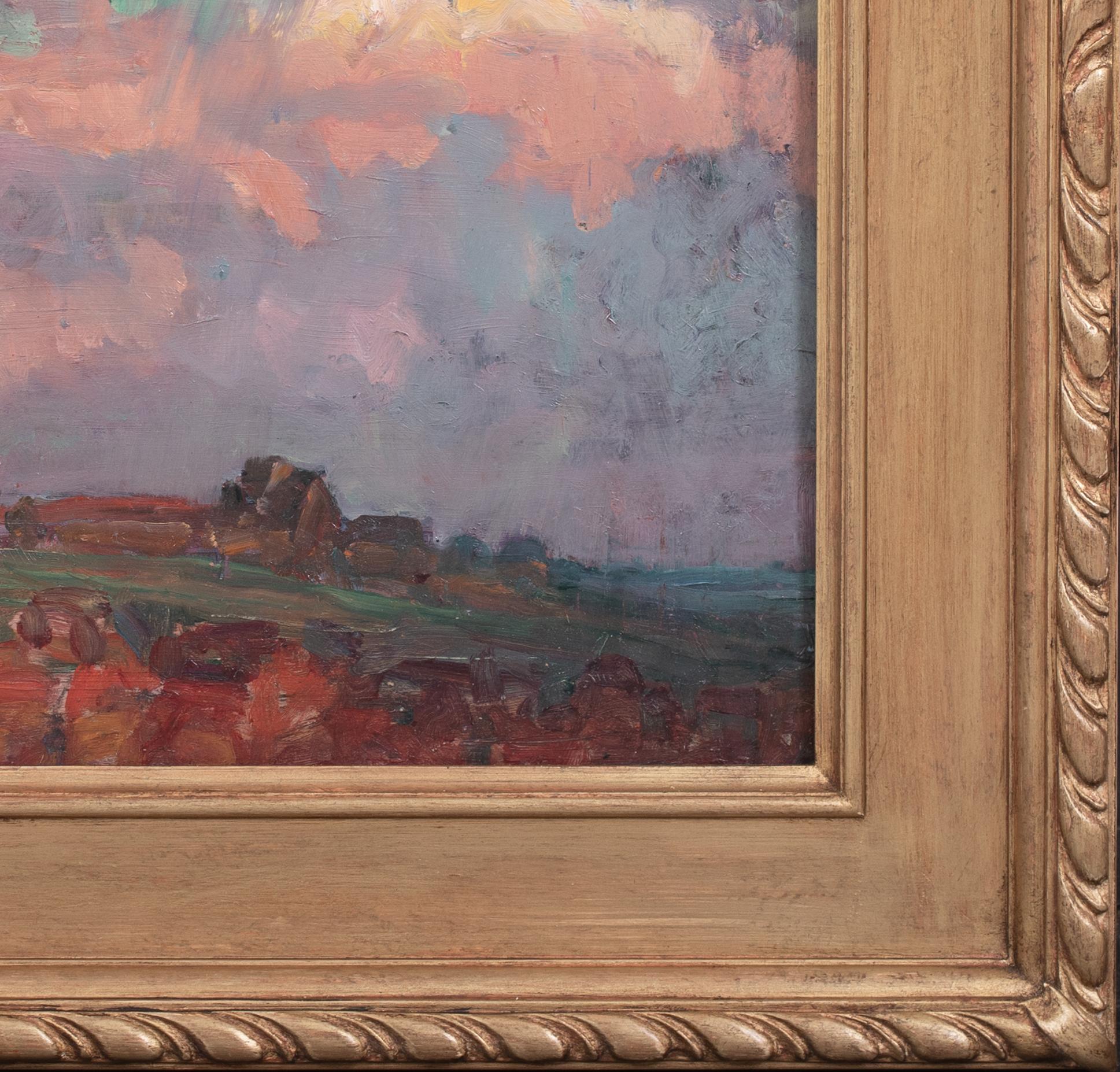 Un arc-en-ciel au-dessus de Whitby, vers 1900  par WILLIAM SAMUEL HORTON (1865-1936) 10