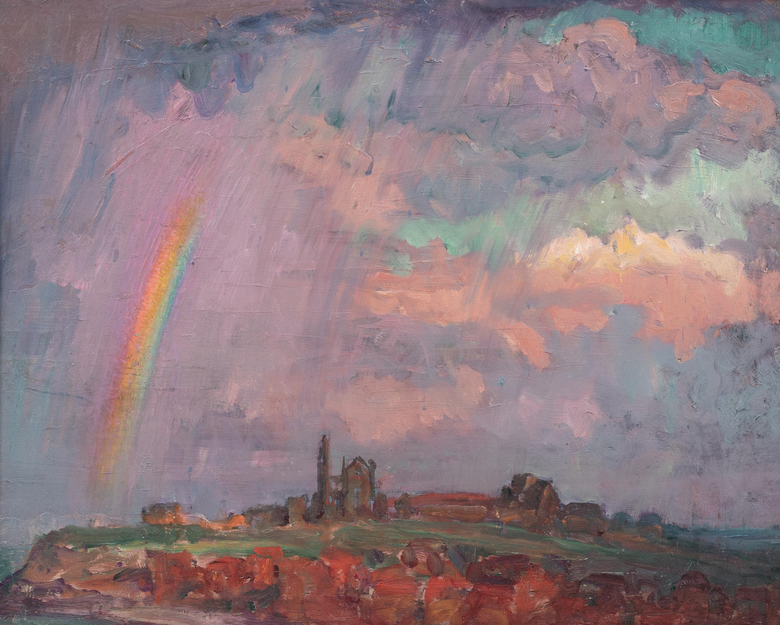 Un arc-en-ciel au-dessus de Whitby, vers 1900

de WILLIAM SAMUEL HORTON (1865-1936) ventes à 80 000

Vers 1900, vue d'un arc-en-ciel au-dessus de Whitby, huile sur panneau du peintre impressionniste américain William Samuel Horton. Excellente