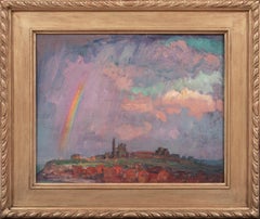 Ein Regenbogen über Whitby, um 1900 WILLIAM SAMUEL HORTON (1865-1936)