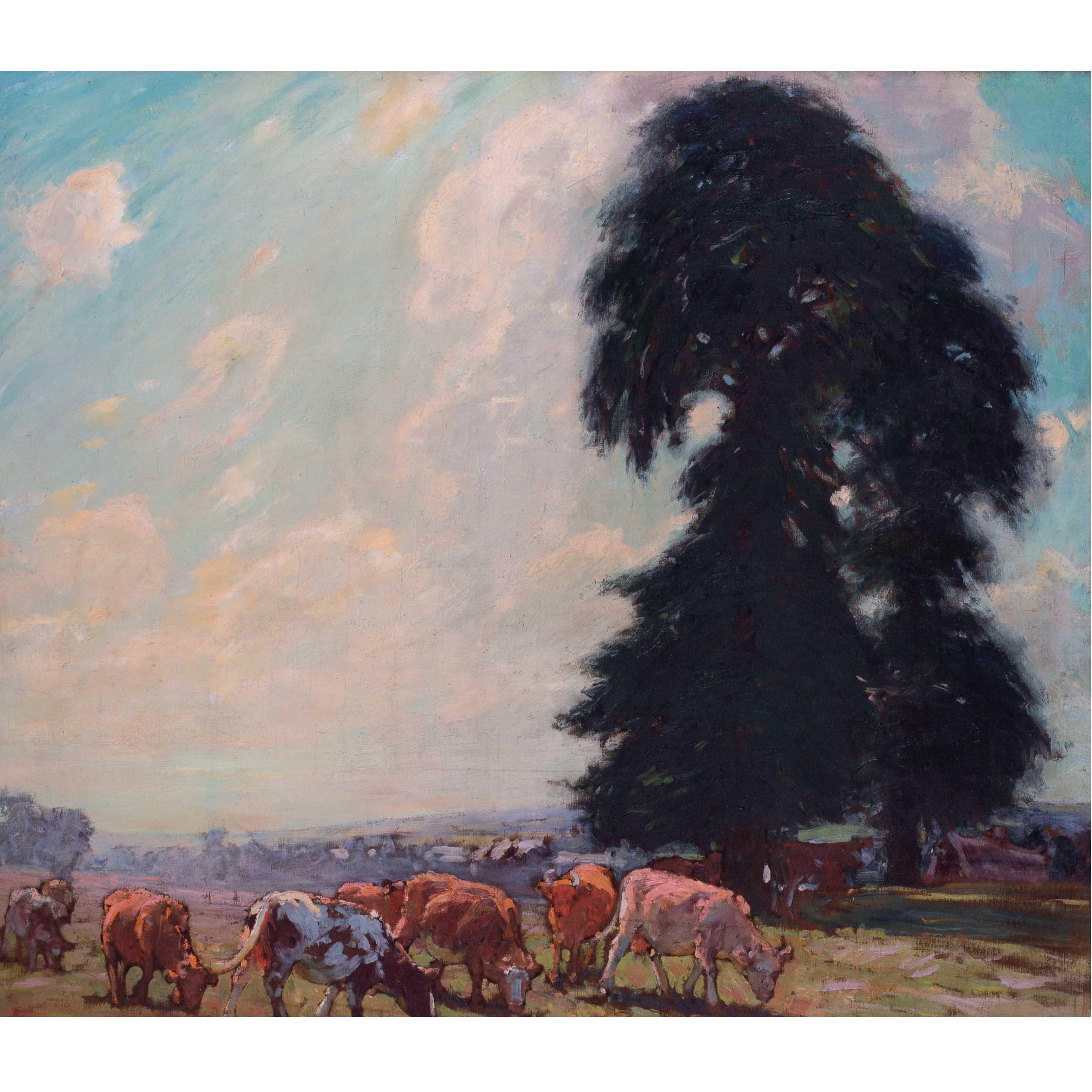 Peinture à l'huile de l'artiste américain William Samuel Horton 