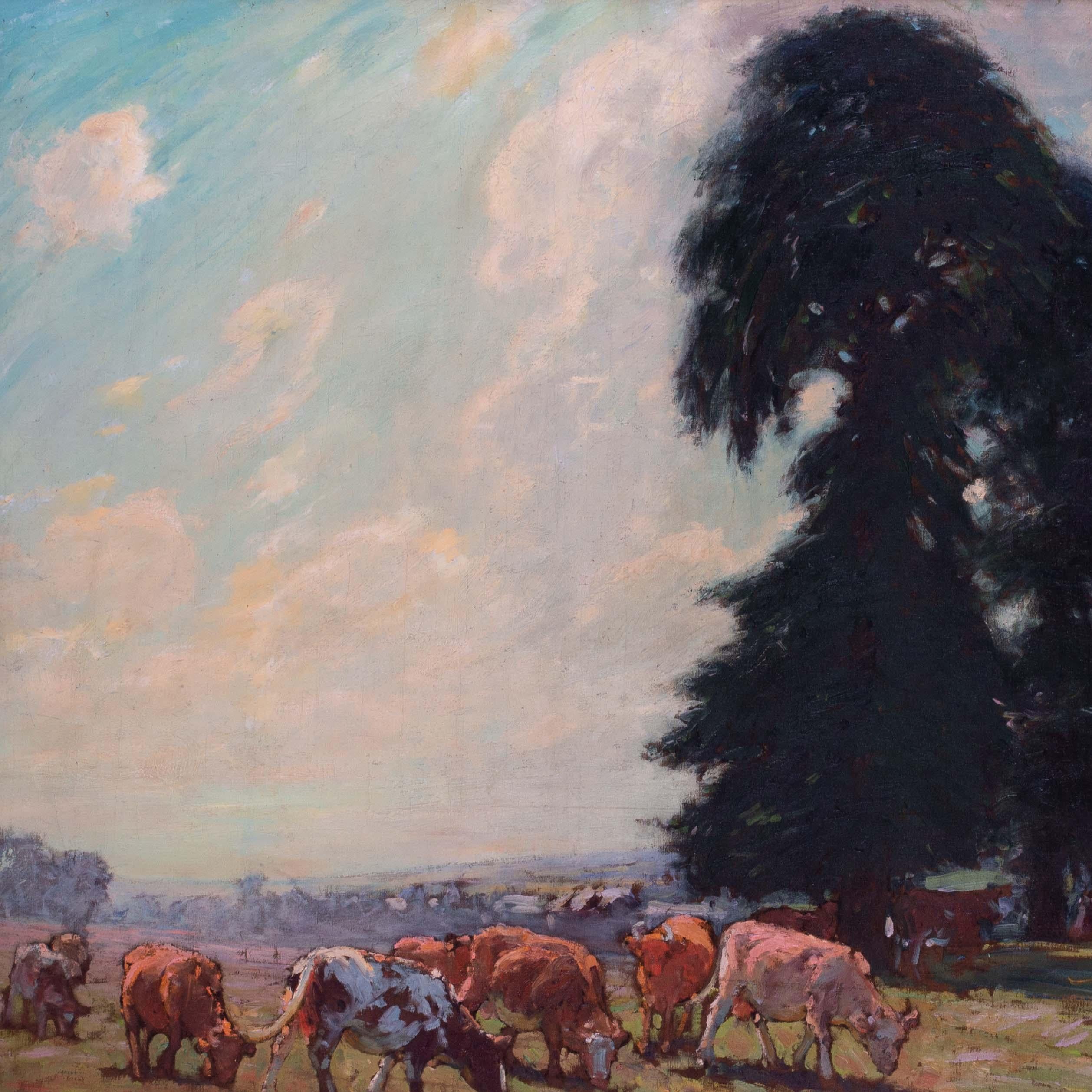 Peinture à l'huile de l'artiste américain William Samuel Horton 