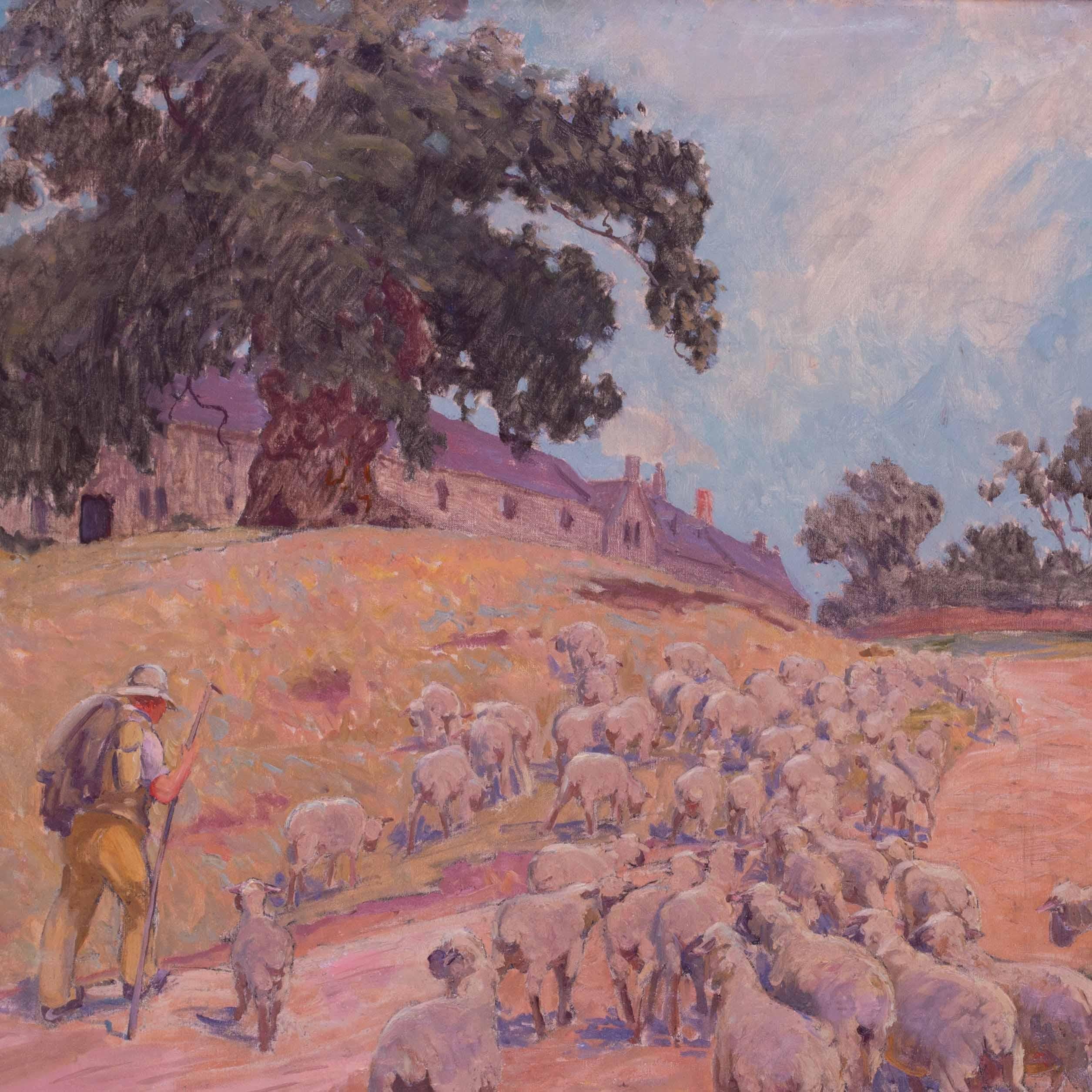 Amerikanischer Künstler William Samuel Horton Ölgemälde 'The End of the Day' im Angebot 1